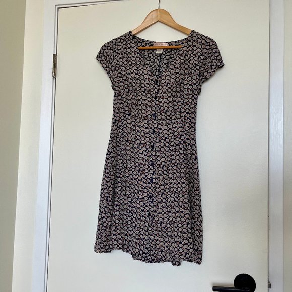 Band of Gypsies Button Down Floral Dress - Picture 2 of 6